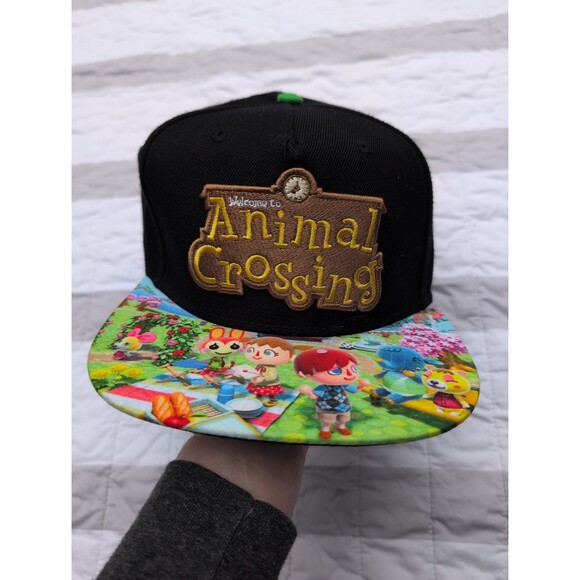 Nintendo Other - Animal Crossing Nintendo Graphic Brim Snapback Cap Hat